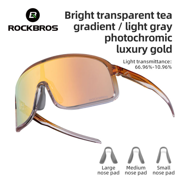 ROCKBROS Cycling Glasses Anti-fog Photochromic Polarized UV400 Men Woman Goggles Outdoor Sports MTB Bicycle Fishing Equipment