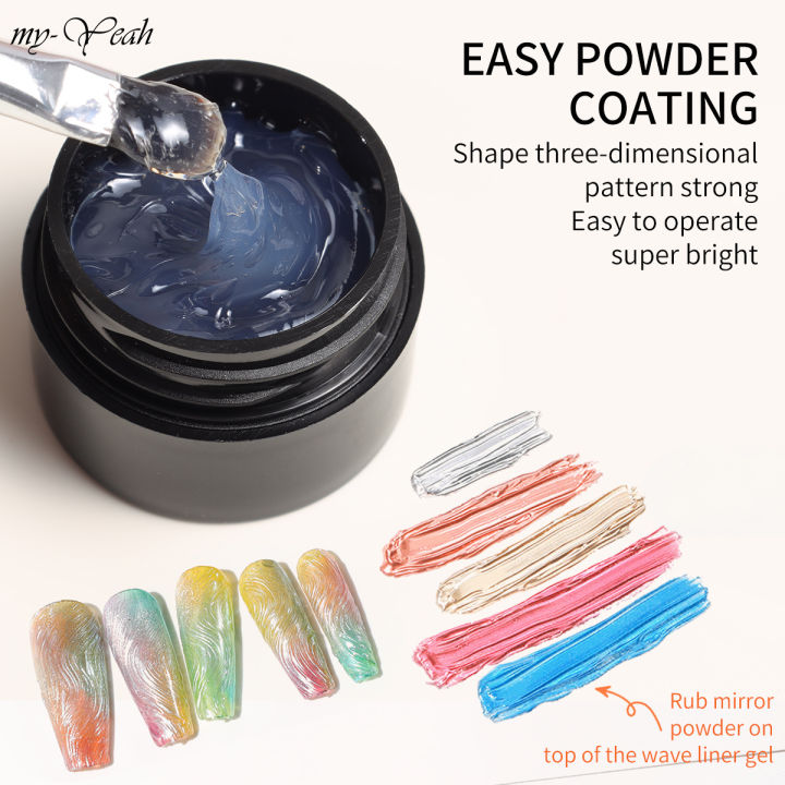 Myyeah%205ml%203D%20Nail%20Gel,%20Sculpting%20Gel%20for%20Nail%20Art%EF%BC%8CNo%20wipe%203D%20Molding%20Gel%20for%20Nails%20Decoration%20Drawing%20Nail%20Gel,%20Manicure%20Sculpture%20Nail%20Charms%20Gel%EF%BC%8CWave%20Liner%20Gel%20No%20Wipe%20Molding%20Gel%20Polish%20Painting%20Drawing%20Design%20Sculpture%20Gel%20Nail%20Decoration%20-%20Image%207