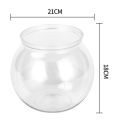 Seven Master 21CM 18CM 13CM High Quality Round Transparent Plastic Fish Tank Aquarium Bowl. 