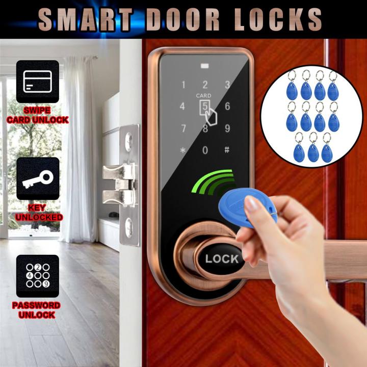 Smart Code Bronze Tools DIY Electric Digital Keyless Security Entry ...