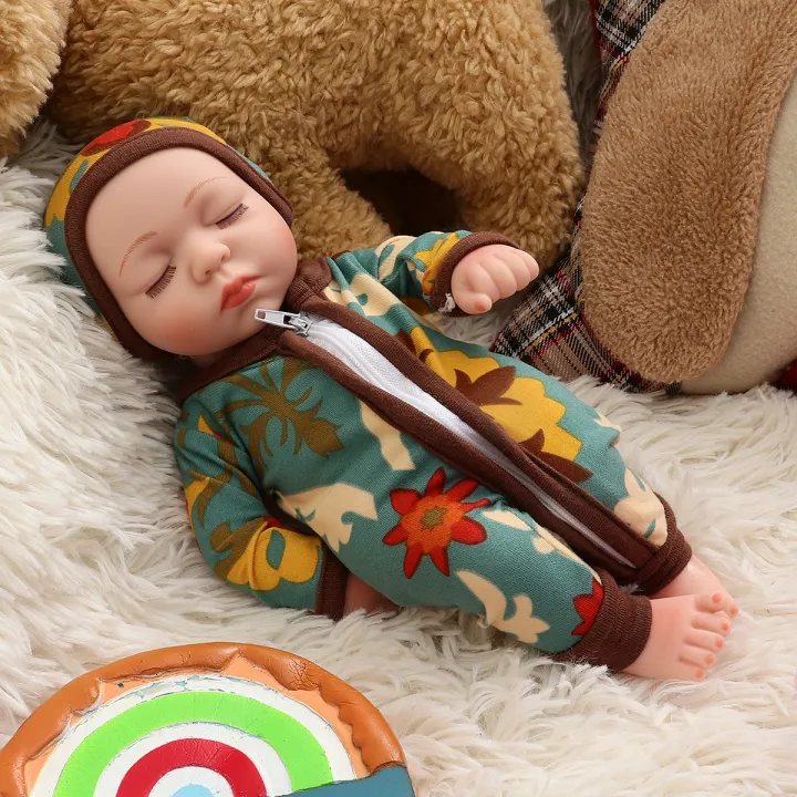 25cm%20Reborn%20Baby%20Dolls%20Lifelike%20Newborn%20Artist%20Handmade%20Sleeping%20Baby%20Sweet%20Girl-Green-B%20-%20Image%202