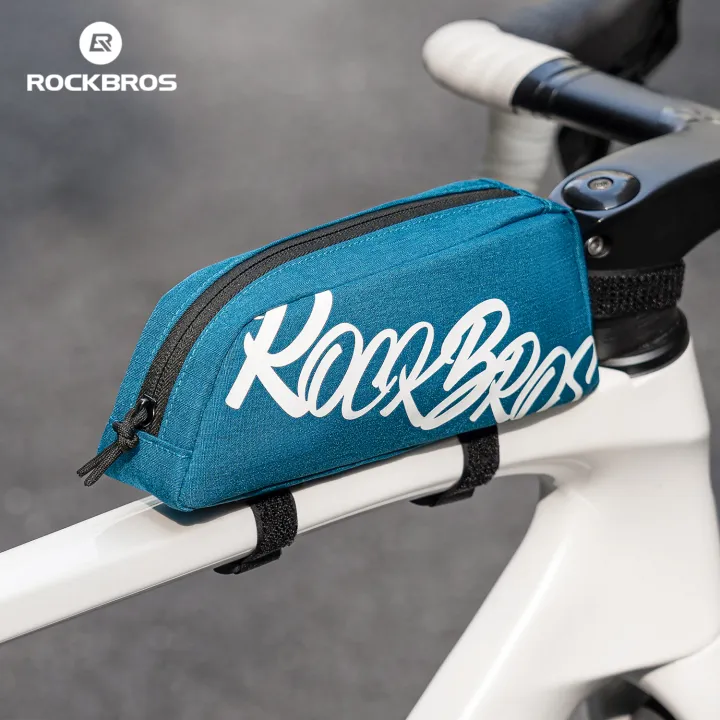 ROCKBROS Bike Bag 0.8L Portable Ultralight Bicycle Top Tube Bag MTB Road Bike Front Tube Frame Bag
