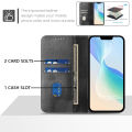 lthmy for Samsung Galaxy S8 Wallet Case Vintage Leather Cover with Card Holder Kickstand Magnetic Closure Flip Case. 