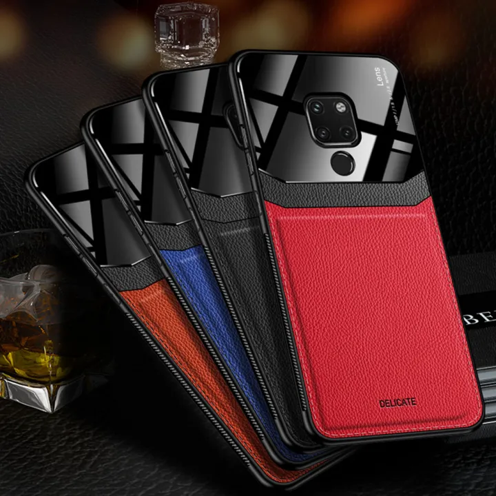 lthmy%20for%20Huawei%20Mate%2020%20X%20Business%20Slim%20Litchi%20Skin%20Anti-slip%20TPU%20Bumper%20Hybrid%20Glass%20Lens%20Protective%20Case%20Cover%20-%20Image%206