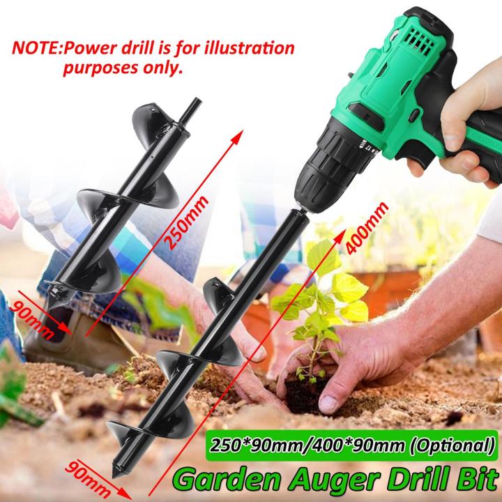 Garden Drill New Bit Earth Drill Hole Post Planting Auger For Electric ...