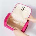 Portable Makeup Highquality Bag Cosmetic Make Up Case Storage Box Travel Pouch Organizer - Rose Red. 