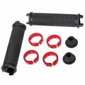 【】OUTERDO 2 New pcs Rubber handle for mountain bike handle Mountain Bicycle Cycling Lock-On Handlebar Grips Anti-skid Fit Mountain Bike / Electric Vehicles / Highway Car - Red. 