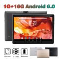 Gappio 10.1'' Tablet PC 1G+16GB Octa Core WIFI 6000mAh bluetooth 2 SIM Card Android 6.0-Black/Gold/White.