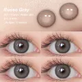 [Dubai&New Arrivals] Magister Lens Doll Eyes 14.2mm Russo Colored Contact Lenses Brown Gray Makeup. 