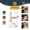 EZPET 360 Formula Dog Cat Oral Hygiene Microfiber Brush Japan Kojima Pet Toothbrush Toothpaste Set. 