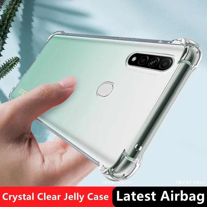 lthmy for OPPO A31 2020 CPH2015 CPH2073 CPH2081 CPH2029 CPH2031 Soft Gel  Jelly Case Transparent Full Protective Anti-Scratch Resistant Back Cover  Skin