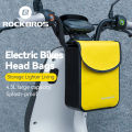 ROCKBROS Bicycle Bag Waterproof Front Reflectice Tube Bike Bag MTB Large Capacity Handlebar Bag Front Frame Trunk Pannier. 