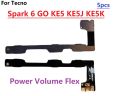 Power on / off Switch Button Volume Up Down Buttons Flex Cable Replacement For Tecno Spark 6 GO KE5 KE5J KE5K. 