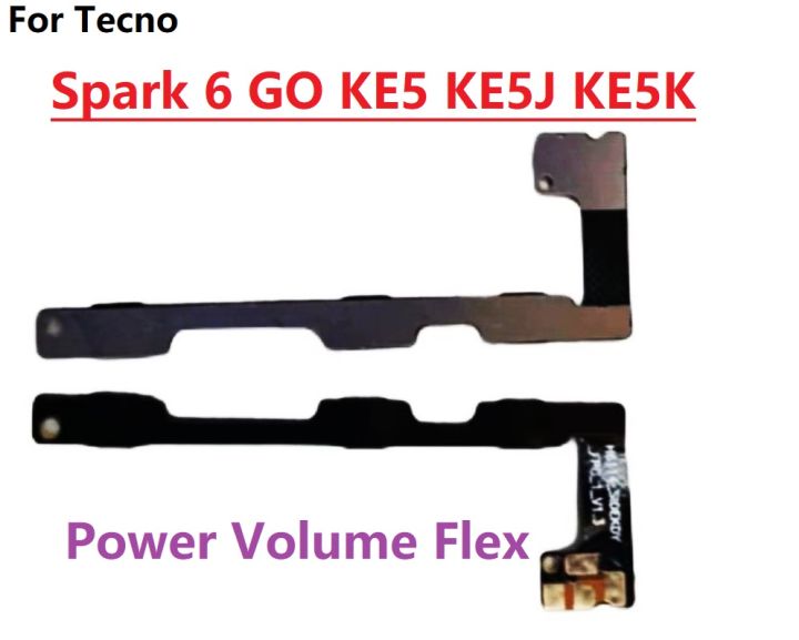Power%20on%20/%20off%20Switch%20Button%20Volume%20Up%20Down%20Buttons%20Flex%20Cable%20Replacement%20For%20Tecno%20Spark%206%20GO%20KE5%20KE5J%20KE5K%20-%20Image%203