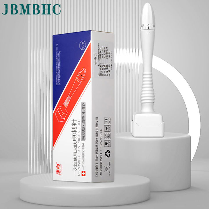 JBMBHC 0.5 3mm adapter 100pin Microneedle Derma Roller Face Skin beauty skin tool hair growth head device therapy