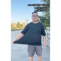 [AMYGO] 2024 M-5XL Women Plus T Shirt Big Size Bu Perempuan Wanita Murah Tshirt Woman Tops Student Korean Style Ladies Kurung Moden Loose T-shirt Large Women's Top Girls Short sleeved Clothes. 