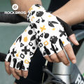 ROCKBROS Road Bicycle Gloves Sports Cycling Half Finger Men Women Road Bike Gloves Running Fitness Gym Riding Bicycle Gloves. 
