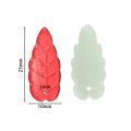 St.kunkka 10-30pcs 10x23mm Exquisite Transparent Leaf Pendant Beads Glass Pendant For DIY Necklace Bracelet Making.