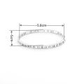 1 titanium steel Roman digital diamond-encrusted bangle female does not fade minority design douyin explosion. 