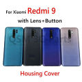 เคสฝาหลังแบตเตอรี่ Xiaomi Redmi 9 พร้อมเลนส์และปุ่ม. 