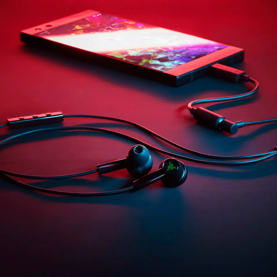 Razer Hammerhead Duo/switch ps4/green In Ear Headset with Mic