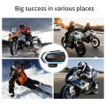 Bluetooth 5.0 Motor Helmet Headset Wireless Handsfree Stereo Earphone Motorcycle Headphones MP3 Speaker Waterproof with Mic. 