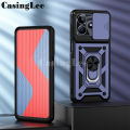 For Realme Note 60 case Armor Ring Cover adsorb Car Holder Shockproof Camera Protection for Realme Note 60 Back Cover Phone cases. 