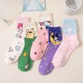 Sarung tangan wanita kartun baru sarung kaki kapas bernafas stoking gadis comel. 