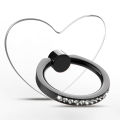 Diamond Cell Phone Ring Holder Stand Transparent Finger Grip Clear 360° Degree Rotation Kickstand Compatible iPhones. 