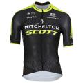 Summer Short Sleeve Cycling Jersey Scott Mitchelton Team Black Top Shirt And BIbshorts For Men HOT Racing Downhill Jerseys Cycling Jersey Mountain Bike Motorcycle Jerseys Motocross Sportwear Clothing Cycling Bicycle Outdoor Long Sleeves. 