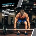 【Footprint】 2020 (1 Item) Knee Compression Sleeve - Best Knee Brace For Knee Pain For Men & Women – Knee Support For Running, Basketball, Weightlifting, Gym, Workout, Sports – Please Check Sizing Chart. 
