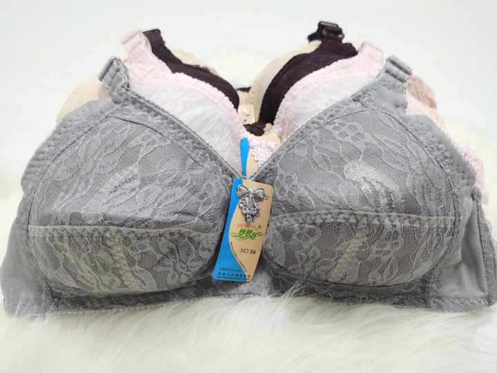 [2008] NON-WIRED & NO SPAN BEAUTIFUL FULL CUP BRA 34 75 ~ 44 / 100