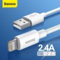 Baseus iPhone 7 6, QC 3.0 USB cable, C-type fast charging cable Samsung S10 S9, wires for Huawei Xiaomi. 