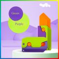 GreYi 3D Gravity Knife/Tik Tok Toy KNife/Decompression Toy/Prank Knife/Funny Finger Toys/3D Radish Knife. 