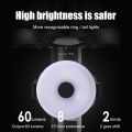 【Footprint】 {Ready Stock}LED MTB Bike Tail Light Rear Safety Warning Lamp 2 CR2032 Battery Included. 
