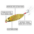 2 Color Fish-scale Metal Spinner Spoon Fishing Lure Hard Bait Sequins Noise Paillette Artificial Bait Sequins.