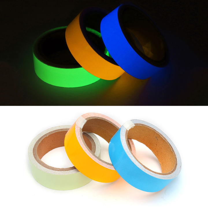 Luminous Tape Self-adhesive Night Vision Glow In Dark Safety Warning Reflective Sticker Home Decorations Tape Adhesive