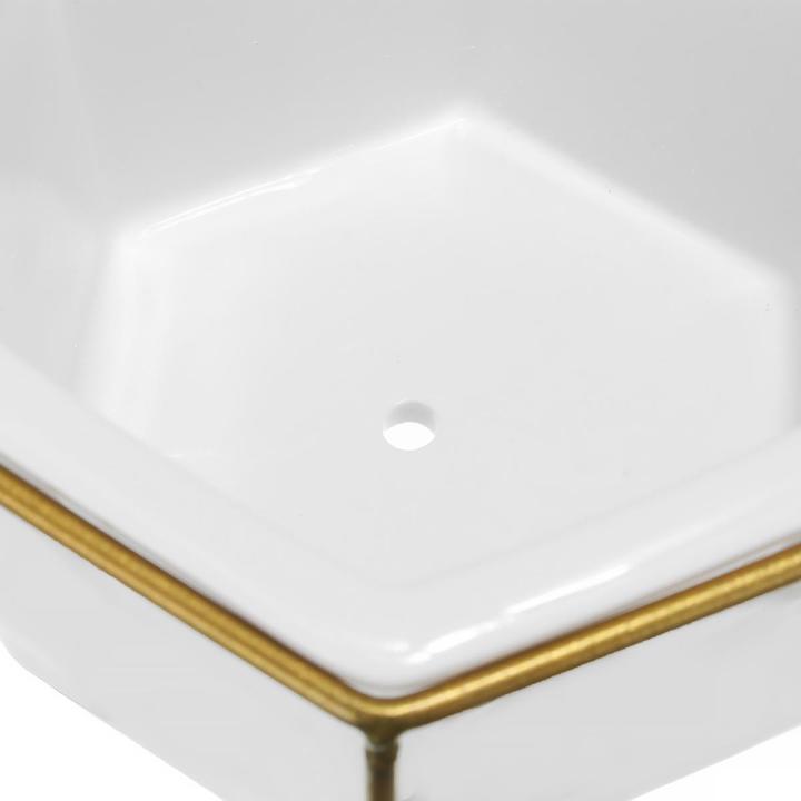 Hexagon%20Ceramic%20Plant%20Pot%20Metal%20Rack%20Holder%20Set%20Succulent%20Flower%20Planter%20Garden%20-%20Golden%20-%20Image%205