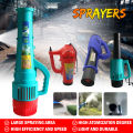 12V Agricultural Electric High Pressure Sprayer Portable Electric Sprayer Plastic Sprayer Blower Garden Sprayer 60-80w - Air supply barrel M3 (battery can be installed)a. 