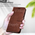 Flip Phone case For Tecno Pova 6 NEO Leather Classic Vintage Kickstand Cowhide Cover For Tecno Pova 6NEO Flip Case Wallet Holder Casing (Tecno Pova 6 NEO).