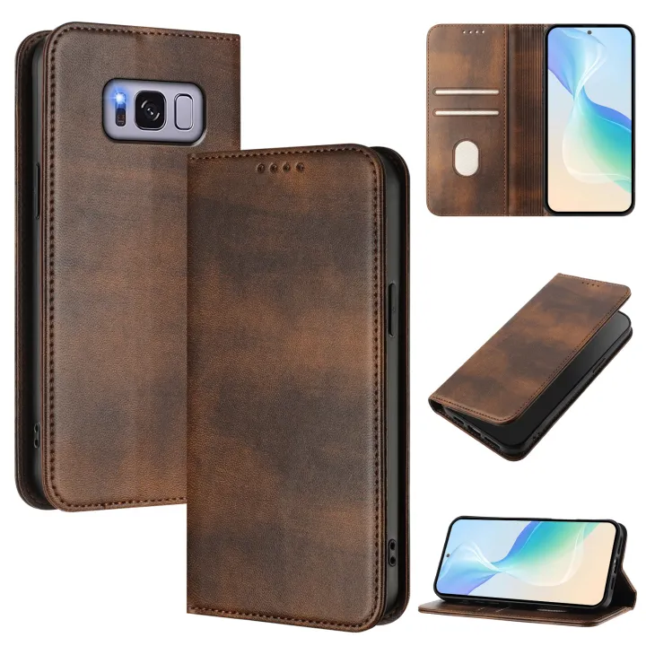 lthmy%20for%20Samsung%20Galaxy%20S8%20Plus%20Wallet%20Case%20Vintage%20Leather%20Cover%20with%20Card%20Holder%20Kickstand%20Magnetic%20Closure%20Flip%20Case%20-%20Image%209