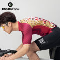 ROCKBROS Men's Cycling Jersey Elastic and Breathable Short Sleeve Shirt Dragon Elements Cycling Top 3 Pockets And Smooth YKK Zipper Cycling Wear Sport Clothing. 