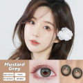 Mrs.H Big Eyes Brown Grey Colored Doll Eye Contact Lenses soft lens 14.2-14.5mm. 