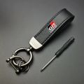 LAIFU GR Sport Car Keychain Leather Chain Key Ring for Toyota VIos Y Corolla Cross Revo CHR Avanza Fortuner Rush Wigo Innova raize Calya Etios Rav4 Supra Hi Camry. 