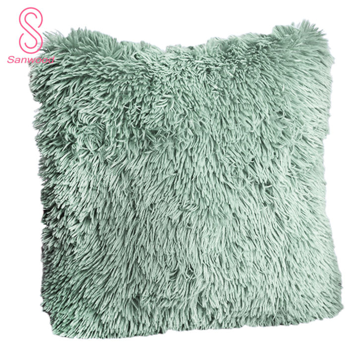 Cushion%20Cover%20Fluffy%20Widely%20Applied%20Square%20Shaped%20Decorative%20Plush%20Sofa%20Pillowcases%20for%20Couch%20-%20Image%202