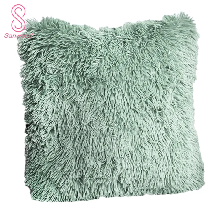 Cushion%20Cover%20Fluffy%20Widely%20Applied%20Square%20Shaped%20Decorative%20Plush%20Sofa%20Pillowcases%20for%20Couch%20-%20Image%202