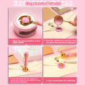 YR 1008PCS Full CUCKOO Material Package Kids Keychain DIY Hand Tools Goo Card Gift Hadiah Tahun Baru Gupan Sticker Guka Set. 
