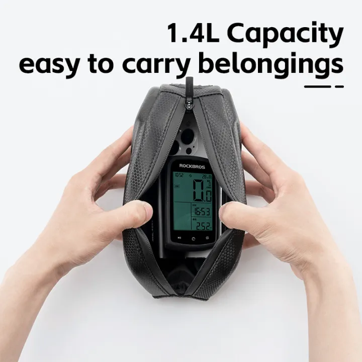 ROCKBROS%20Waterproof%20Top%20Tube%20Bicycle%20Bag%20Hard%20Shell%20Pack%20Frame%20Pannier%20Stable%20MTB%20Road%20Bike%20Bag%20Cycling%20Accessories%20-%20Image%203