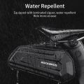 ROCKBROS 1.5L Hard Shell Bike Bag Rainproof Reflective MTB Bicycle Bag Cycling Portable Hang Light Saddle Seatpost Rear Panniers. 