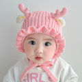 Dear Ear Baby Beanie Hat Winter Autumn Infant Bonnet For Baby Girls Beanie Hats 0-3yrs. 